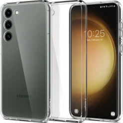 Etui Spigen Ultra Hybrid Galaxy S23 Crystal Clear Case