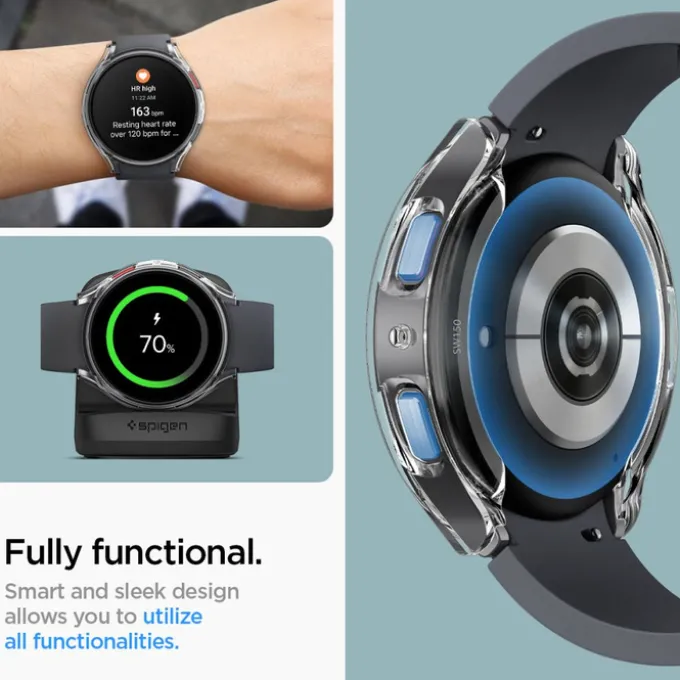 Etui Spigen Ultra Hybrid Galaxy Watch 6 (44 MM) Crystal Clear Case