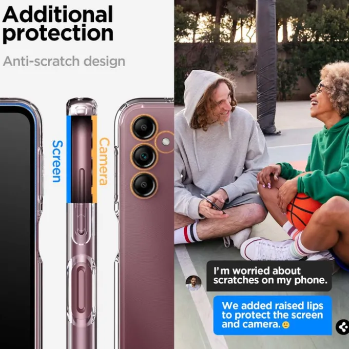 Etui Spigen Ultra Hybrid Galaxy A14 5G Crystal Clear Case