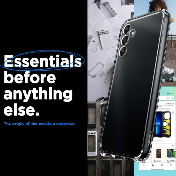 Etui Spigen Ultra Hybrid Galaxy A14 5G Crystal Clear Case