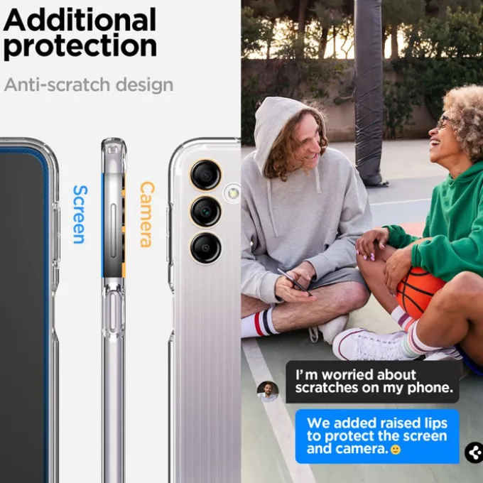 Etui SPIGEN Ultra Hybrid Galaxy A14 4G / Lte Crystal Clear