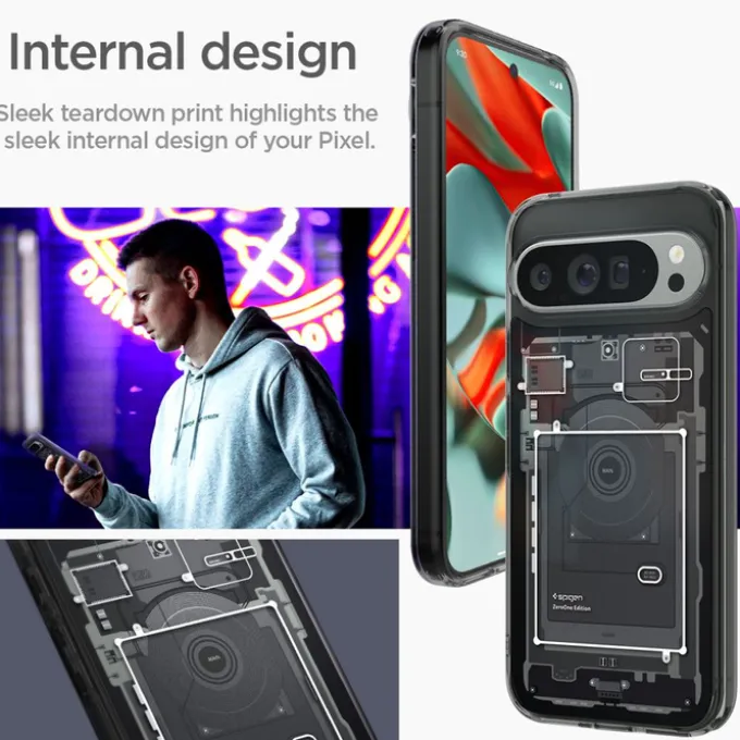 Etui SPIGEN ULTRA HYBRID GOOGLE PIXEL 9 PRO XL ZERO ONE