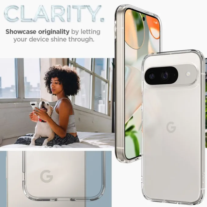 Etui SPIGEN ULTRA HYBRID GOOGLE PIXEL 9 / 9 PRO CRYSTAL CLEAR