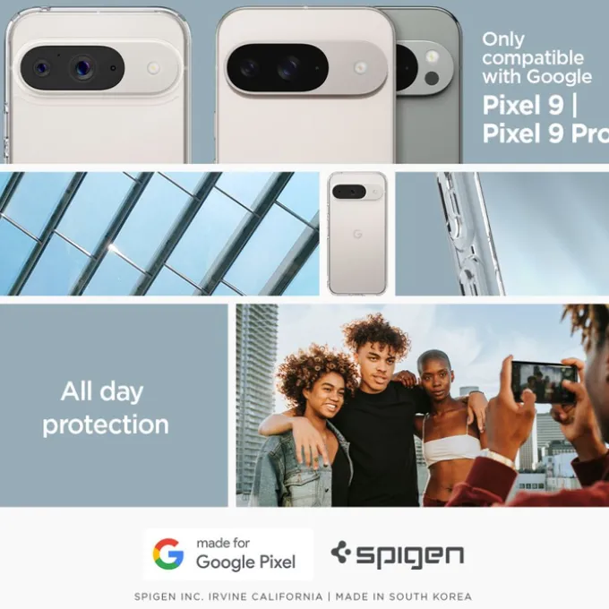 Etui SPIGEN ULTRA HYBRID GOOGLE PIXEL 9 / 9 PRO CRYSTAL CLEAR