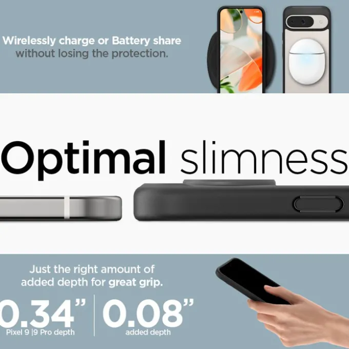 Etui SPIGEN ULTRA HYBRID GOOGLE PIXEL 9 / 9 PRO MATTE BLACK