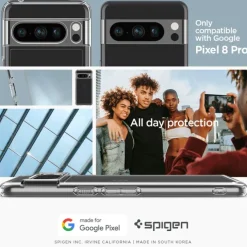 Etui Spigen Ultra Hybrid Google Pixel 8 Pro Crystal Clear Case