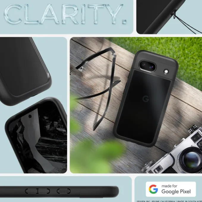Etui Spigen Ultra Hybrid Google Pixel 8a Matte Black