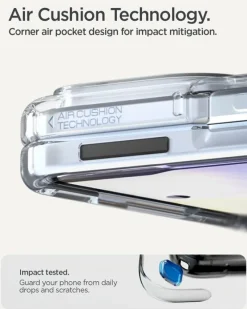 ETUI SPIGEN ULTRA HYBRID GOOGLE PIXEL 10 PRO FOLD MAGSAFE CLEAR WHITE