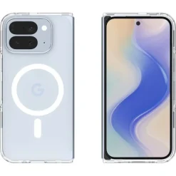 ETUI SPIGEN ULTRA HYBRID GOOGLE PIXEL 10 PRO FOLD MAGSAFE CLEAR WHITE