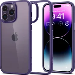 Etui Spigen Ultra Hybrid iPhone 14 Pro Deep Purple Case
