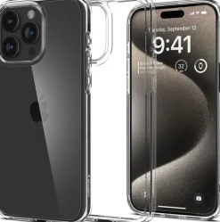 Etui Spigen Ultra Hybrid iPhone 15 Pro Max Crystal Clear