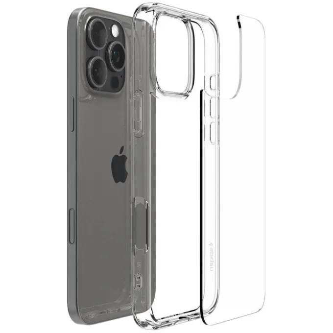 ETUI SPIGEN ULTRA HYBRID IPHONE 16 PRO CRYSTAL CLEAR