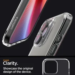 ETUI SPIGEN ULTRA HYBRID IPHONE 16 PRO CRYSTAL CLEAR