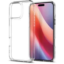 ETUI SPIGEN ULTRA HYBRID IPHONE 16 PRO CRYSTAL CLEAR