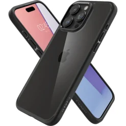 Etui Spigen Ultra Hybrid iPhone 15 Pro Matte Black