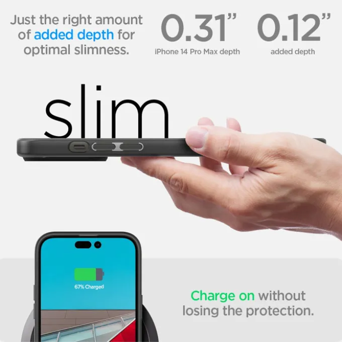 Etui Spigen Ultra Hybrid iPhone 14 Pro Max Matte Black