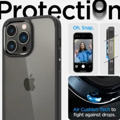 Etui Spigen Ultra Hybrid iPhone 14 Pro Max Matte Black