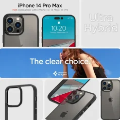 Etui Spigen Ultra Hybrid iPhone 14 Pro Max Matte Black