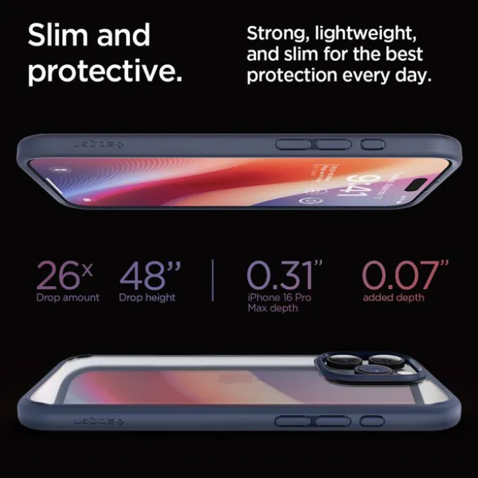 Etui Spigen Ultra Hybrid Iphone 16 Pro Max Navy Blue