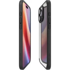 ETUI SPIGEN ULTRA HYBRID IPHONE 16 PRO MAX MATTE BLACK