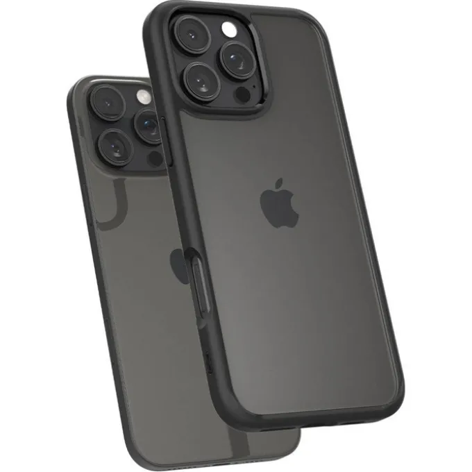 ETUI SPIGEN ULTRA HYBRID IPHONE 16 PRO MAX MATTE BLACK
