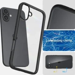 Etui SPIGEN ULTRA HYBRID IPHONE 16 PLUS MATTE BLACK