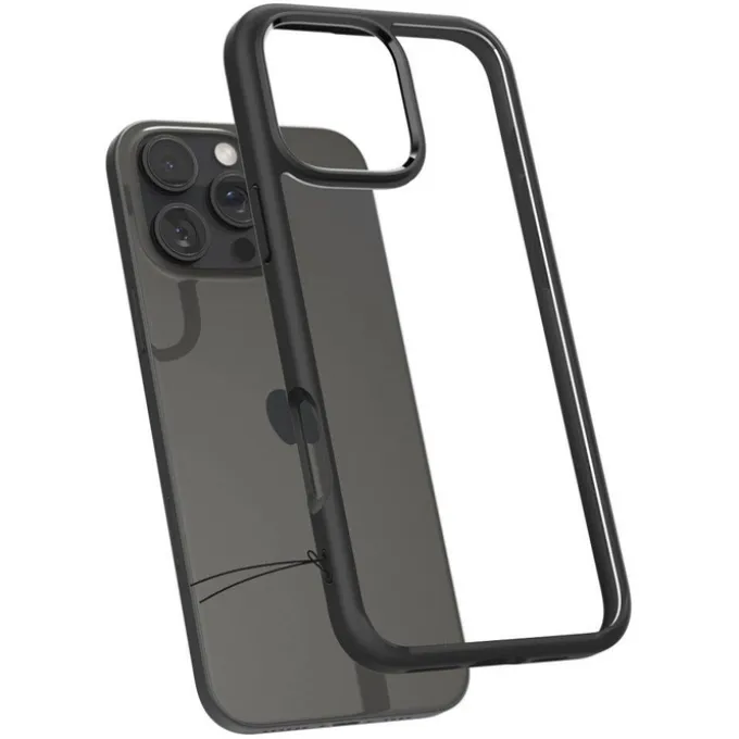 ETUI SPIGEN ULTRA HYBRID IPHONE 16 PRO MATTE BLACK