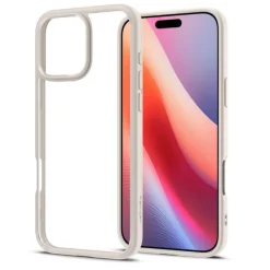 ETUI SPIGEN ULTRA HYBRID IPHONE 16 PRO NATURAL TITANIUM