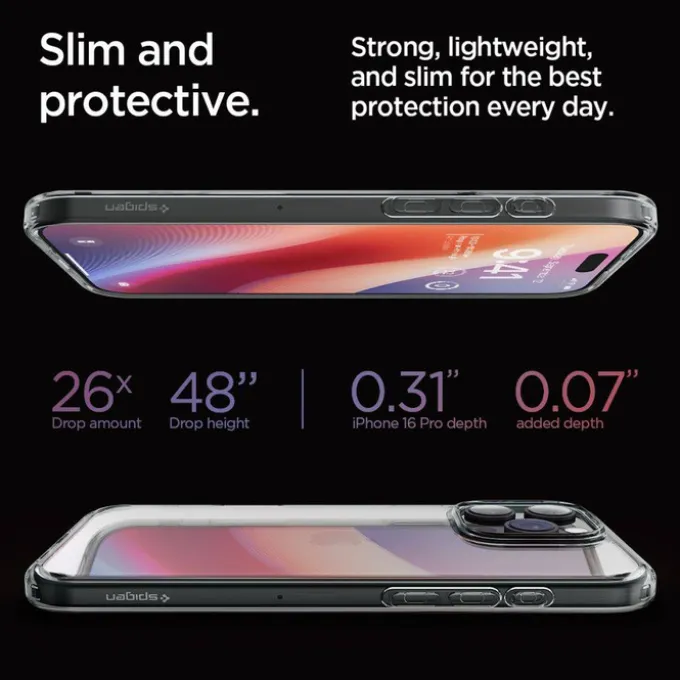 ETUI SPIGEN ULTRA HYBRID IPHONE 16 PRO SPACE CRYSTAL
