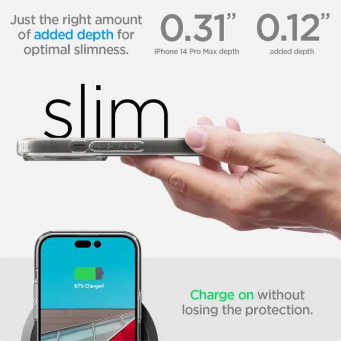 Etui Spigen Ultra Hybrid iPhone 14 Pro Max Crystal Clear