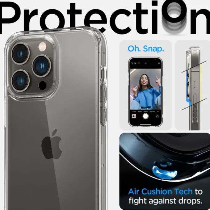 Etui Spigen Ultra Hybrid iPhone 14 Pro Max Crystal Clear