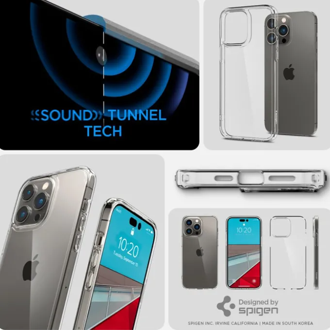 Etui Spigen Ultra Hybrid iPhone 14 Pro Max Crystal Clear