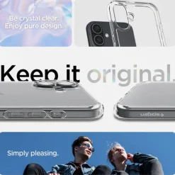 Etui SPIGEN ULTRA HYBRID IPHONE 16 PLUS CRYSTAL CLEAR