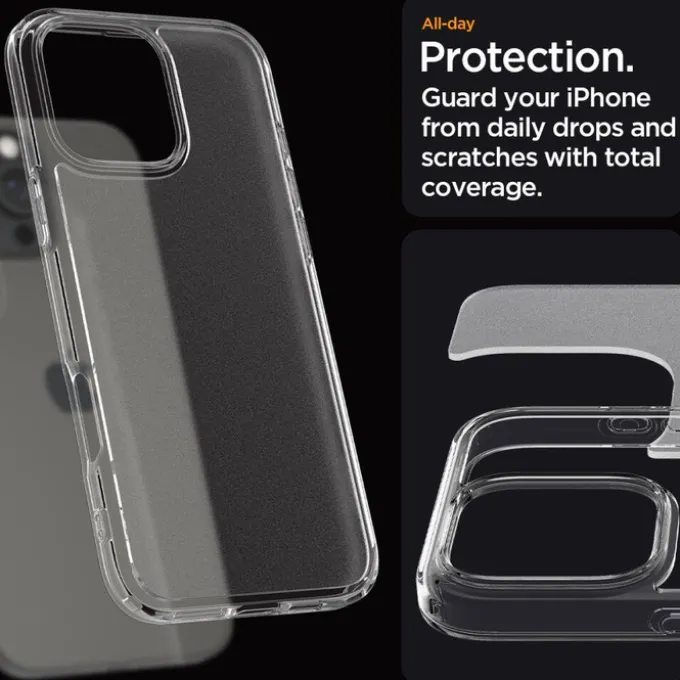 ETUI SPIGEN ULTRA HYBRID IPHONE 16 PRO FROST CLEAR