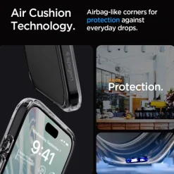 Etui SPIGEN ULTRA HYBRID IPHONE 15 PRO SPACE CRYSTAL
