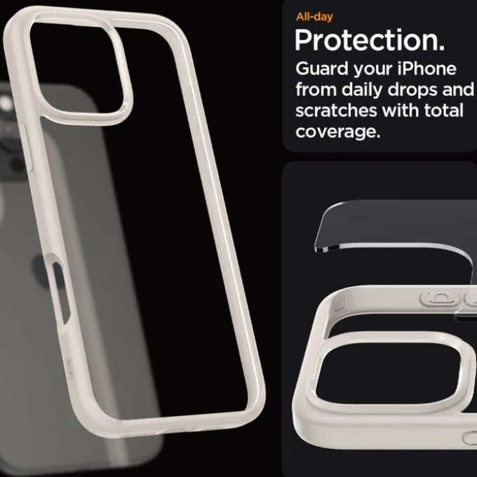 Etui Spigen Ultra Hybrid Iphone 16 Pro Max Natural Titanium