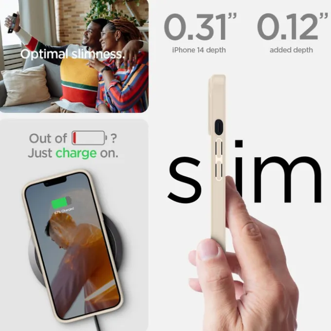 Etui Spigen Ultra Hybrid iPhone 14 Plus Sand Beige