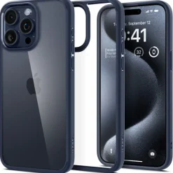 Etui Spigen Ultra Hybrid iPhone 15 Pro Navy Blue