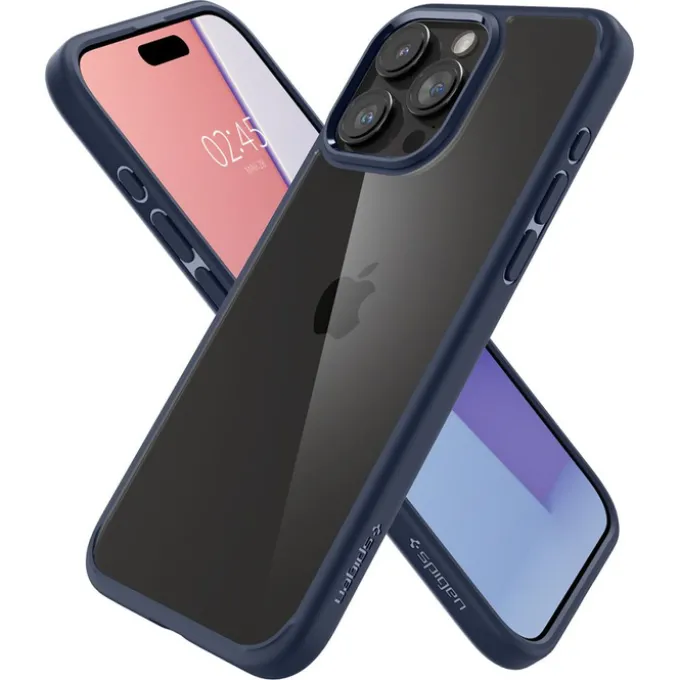 Etui Spigen Ultra Hybrid iPhone 15 Pro Navy Blue