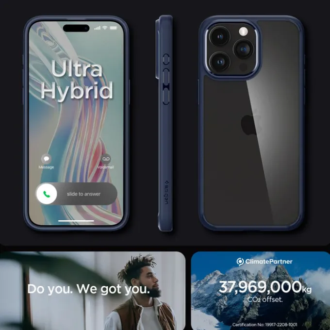 Etui Spigen Ultra Hybrid iPhone 15 Pro Navy Blue