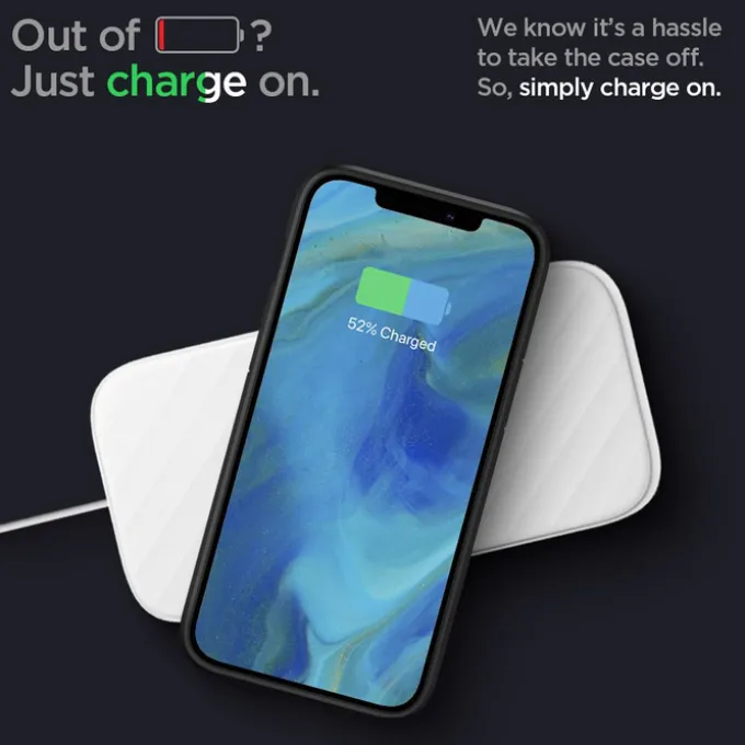 Etui SPIGEN Ultra Hybrid iPhone 12 12 Pro Matte Black Czarne Case