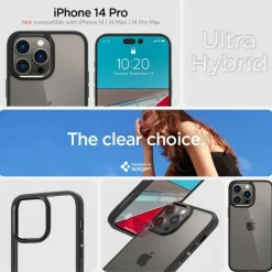 Etui Spigen Ultra Hybrid iPhone 14 Pro Matte Black