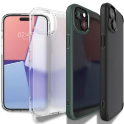 Etui Spigen Ultra Hybrid iPhone 15 Frost Black Case