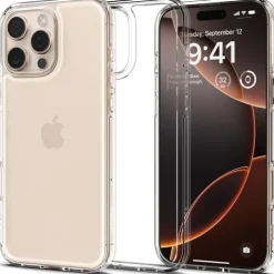 ETUI SPIGEN ULTRA HYBRID IPHONE 16 PRO MAX CRYSTAL CLEAR