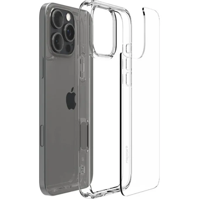 ETUI SPIGEN ULTRA HYBRID IPHONE 16 PRO MAX CRYSTAL CLEAR
