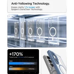 ETUI SPIGEN ULTRA HYBRID MAG MAGSAFE SAMSUNG GALAXY S26 ULTRA LIGHT BLUE