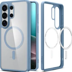 ETUI SPIGEN ULTRA HYBRID MAG MAGSAFE SAMSUNG GALAXY S26 ULTRA LIGHT BLUE