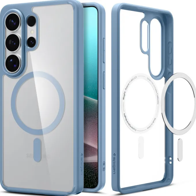 ETUI SPIGEN ULTRA HYBRID MAG MAGSAFE SAMSUNG GALAXY S26 ULTRA LIGHT BLUE