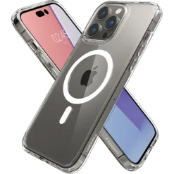 Etui Spigen Ultra Hybrid Mag Magsafe iPhone 14 Pro Max White/Clear Case