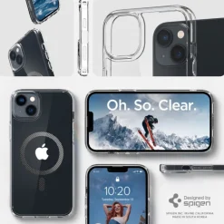 Etui Spigen Ultra Hybrid Mag Magsafe iPhone 14 Plus Carbon Fiber Case